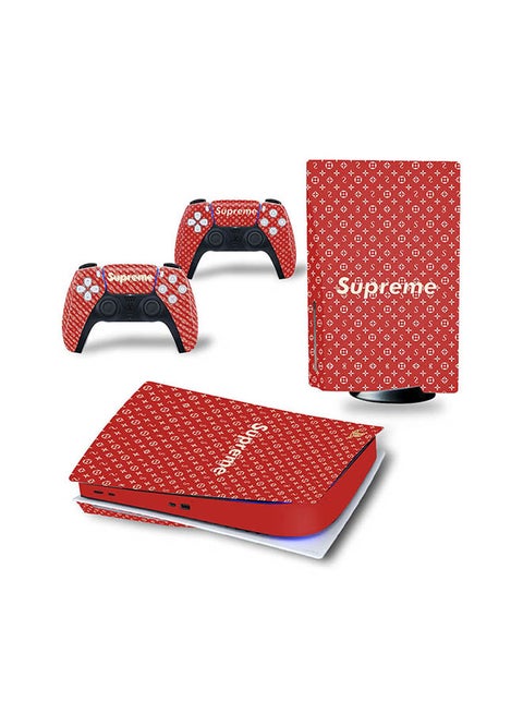 Console And Controller Sticker Set For PlayStation 5 Disc Version Supreme