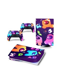 Console And Controller Sticker Set For PlayStation 5 Disc Version