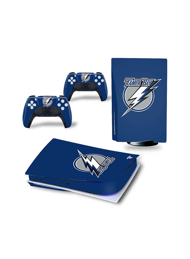 Vinyl Decal Console And Controller Sticker Set For PlayStation 5 Disc Version 