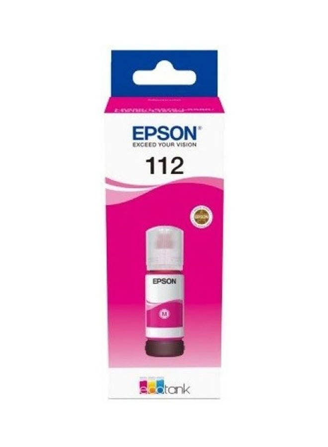 EPSON 112 Ecotank Pigment Ink Bottle Magenta 
