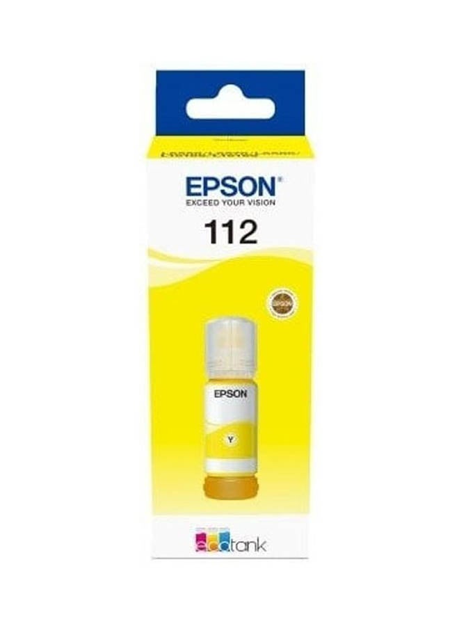 EPSON 112 Ecotank Pigment Ink Bottle Yellow 