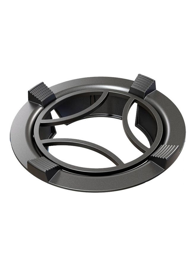 4 Claw Gas Stove Windshield With Stand Black 26cm  - Image 1