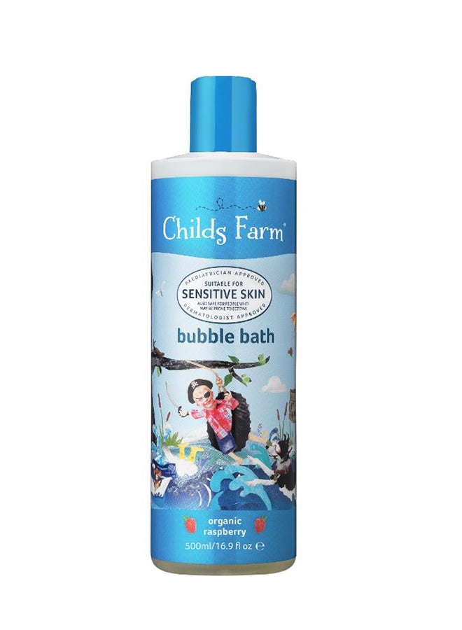 Childs Farm Organic Raspberry Bubble Bath 500ml - Image 1