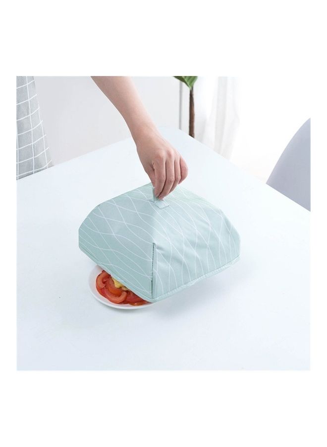 غطاء قابل للطي لأطباق الطعام والغبار أزرق 30x15x2سم 