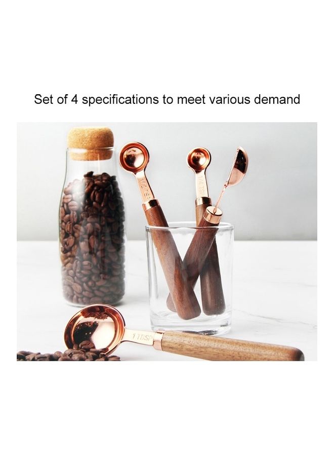 4-Piece Measuring Spoon Set Multicolour  - Image 3