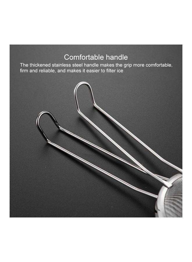 2-Piece Stainless Steel Filter Silver - Image 4
