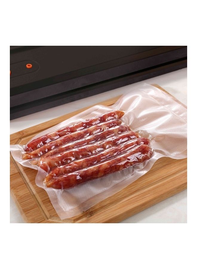 2-Piece  Rolls Food Vacuum Preservation Bag Clear 25x500cm  - Image 4