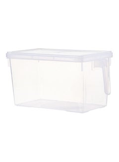 Generic Anti-Odor Refrigerator Sealed Finishing Storage Box Transparent 28x15x16cm 