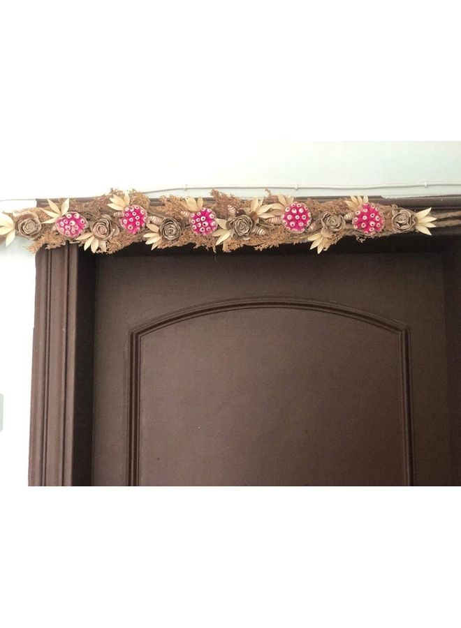 Shreeji Eco-Friendly Sola Toran Multicolour 40inch - Image 2