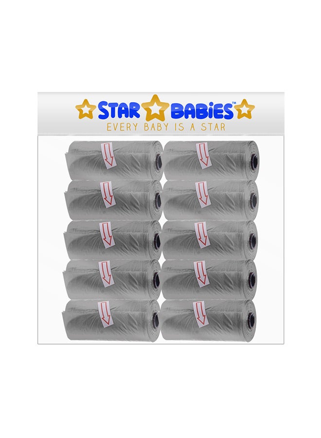 STAR BABiES 10-Piece Disposable Scented Bag Set  - Image 1