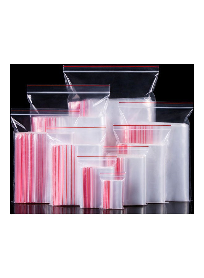 100-Piece Waterproof Self Seal Bag Clear 12x17cm  - Image 5