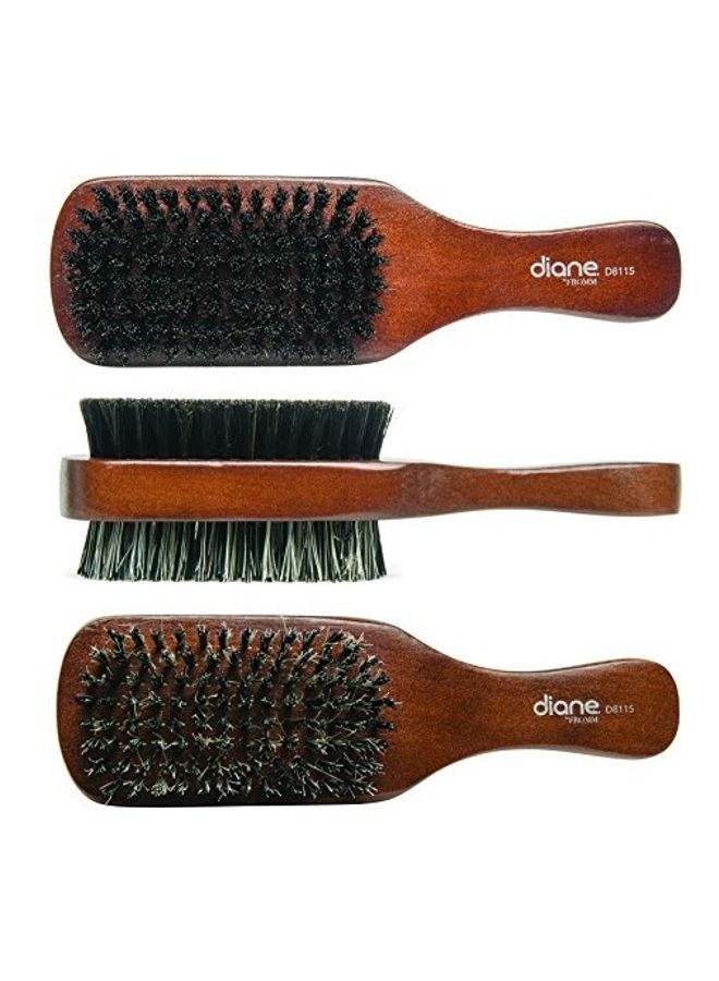 Diane Double Sided Bristle Brush Brown - Image 1
