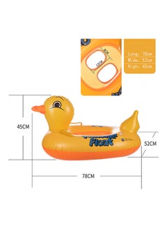 Generic Inflatable Yellow Duck Swim Ring  - Image 4