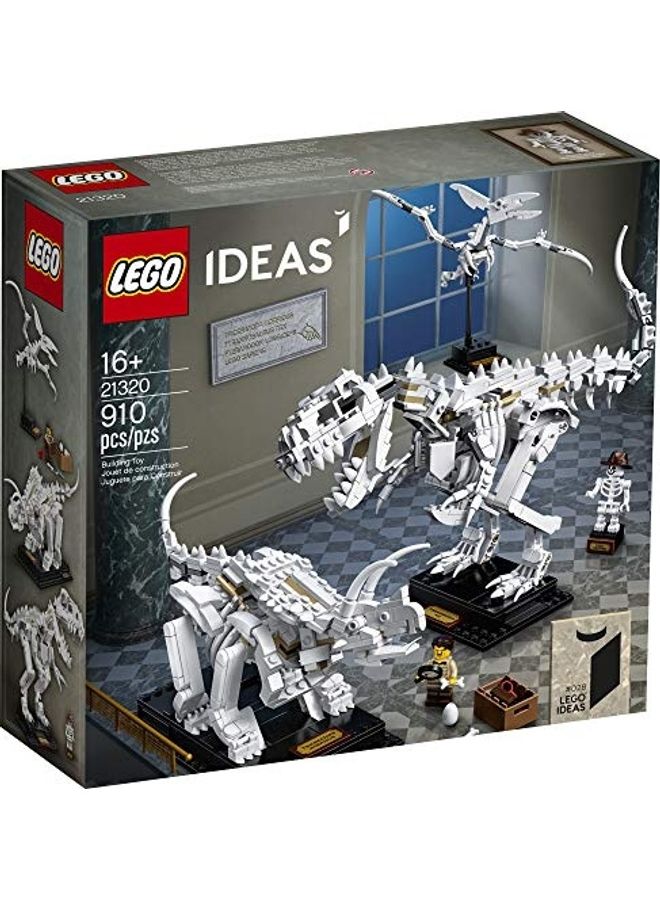 ليغو لعبة بناء حفريات ديناصورات، من مجموعة آيدياز، من 910 قطع 21320 910 16 سنة فأكثر - Image 3