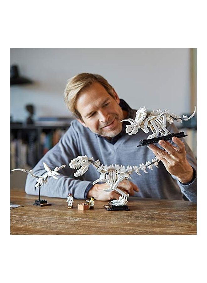 ليغو لعبة بناء حفريات ديناصورات، من مجموعة آيدياز، من 910 قطع 21320 910 16 سنة فأكثر - Image 4