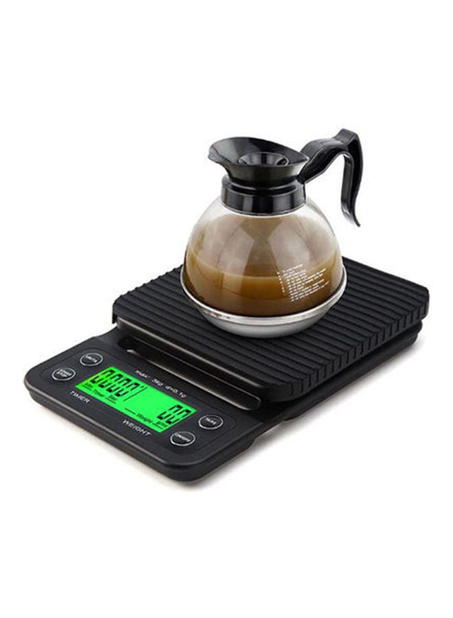 EzzySo Electronic Weighing Coffee Scale MT18433A Black - Image 3