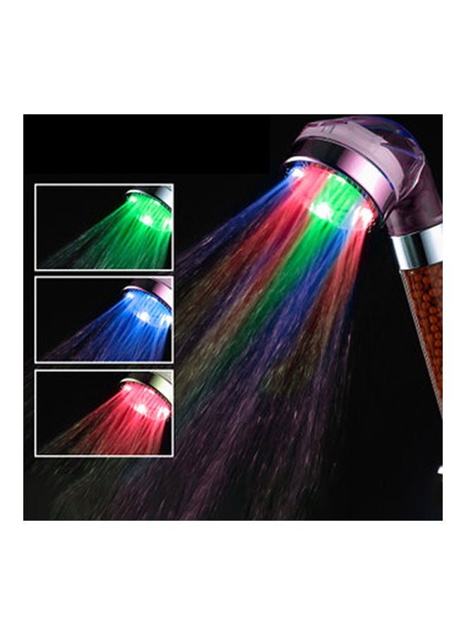 LED Light Colour Changing Shower Multicolour 22.00*6.50*6.50cm - Image 2