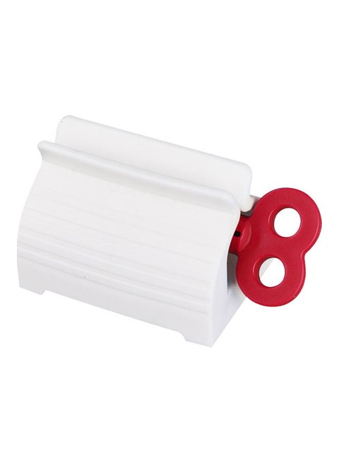 Rolling Tube Toothpaste Squeezer Red/White 5.50*3.50*4.00cm