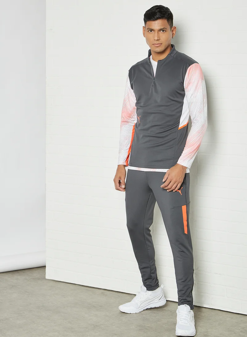 PUMA individualCUP 1/4 Zip Football Top Multicolour