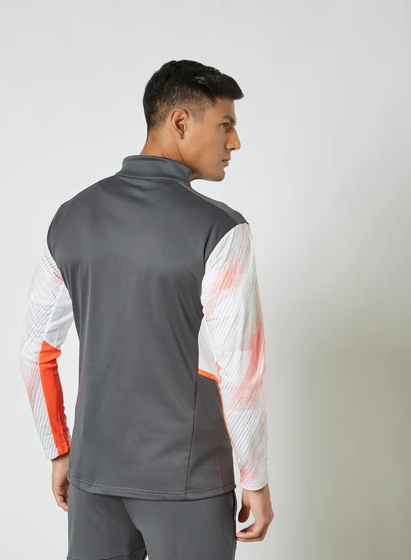 PUMA individualCUP 1/4 Zip Football Top Multicolour