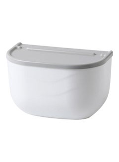 Wall Mounted Roll Paper Holder Dispenser White/Grey 22.00*14.50*15.50cm