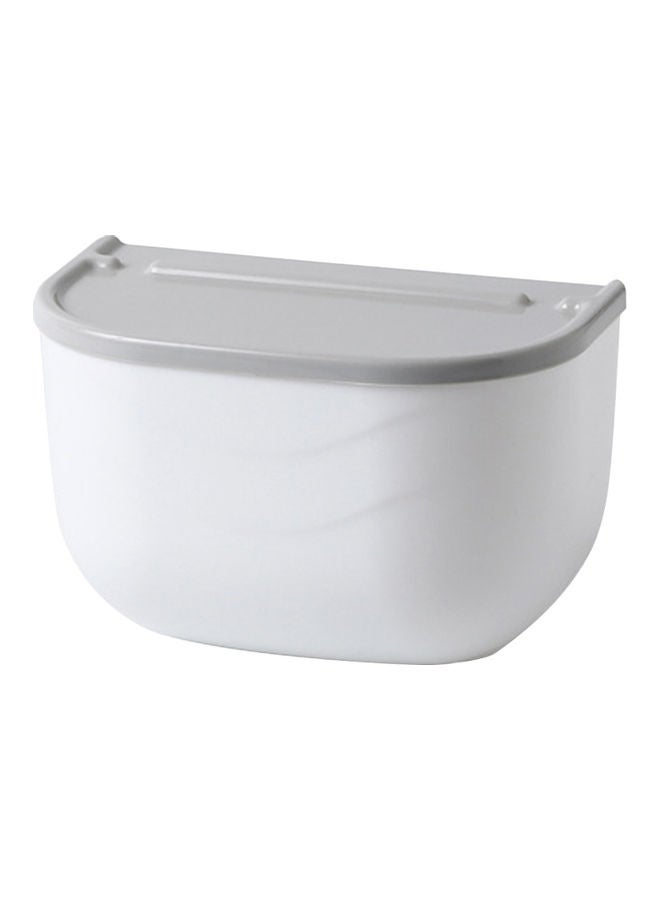 Generic - Wall Mounted Roll Paper Holder Dispenser White/Grey 22.00*14.50*15.50cm - Image 1