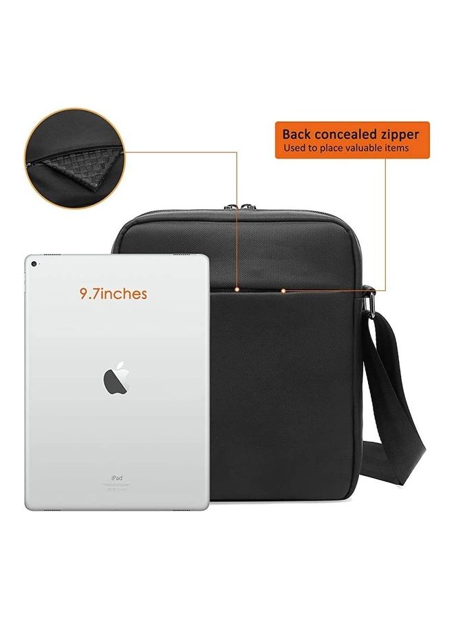 CoolBELL Waterproof Briefcase Crossbody Bag Black  - Image 2