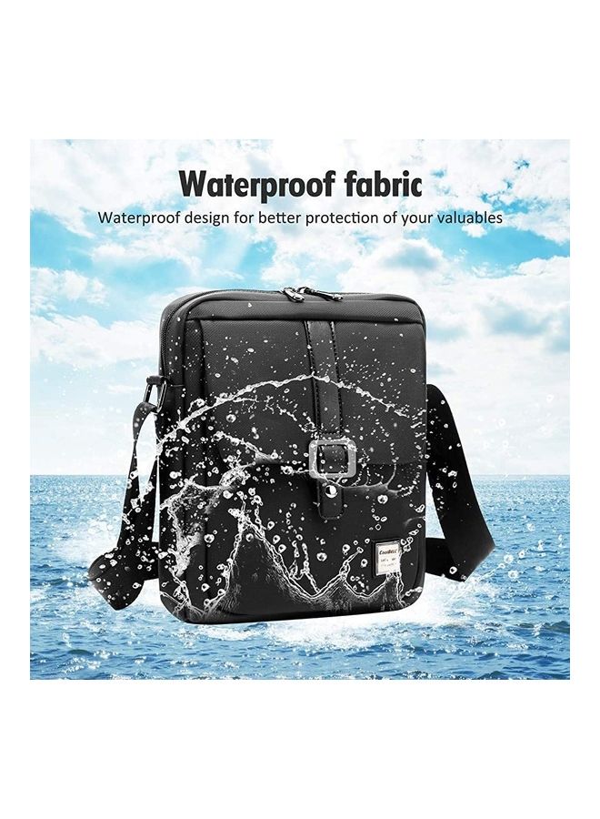 CoolBELL Waterproof Briefcase Crossbody Bag Black  - Image 4