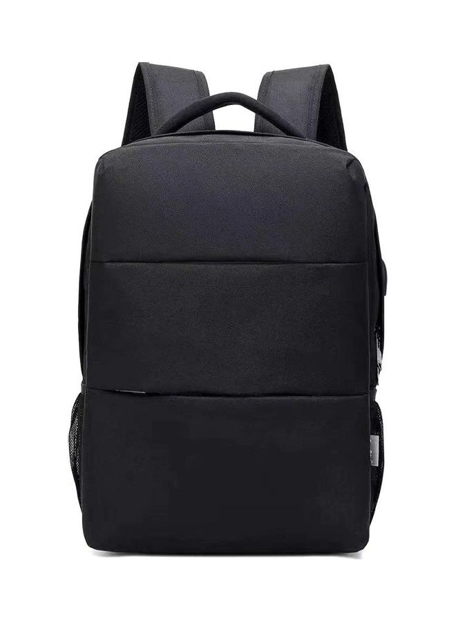 كول بيل حقيبة ظهر للابتوب مضادة للماء مع منفذ شحن أسود - Image 1