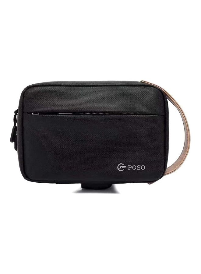 POSO Top Handle Storage Bag With Charging Port Black - Image 1