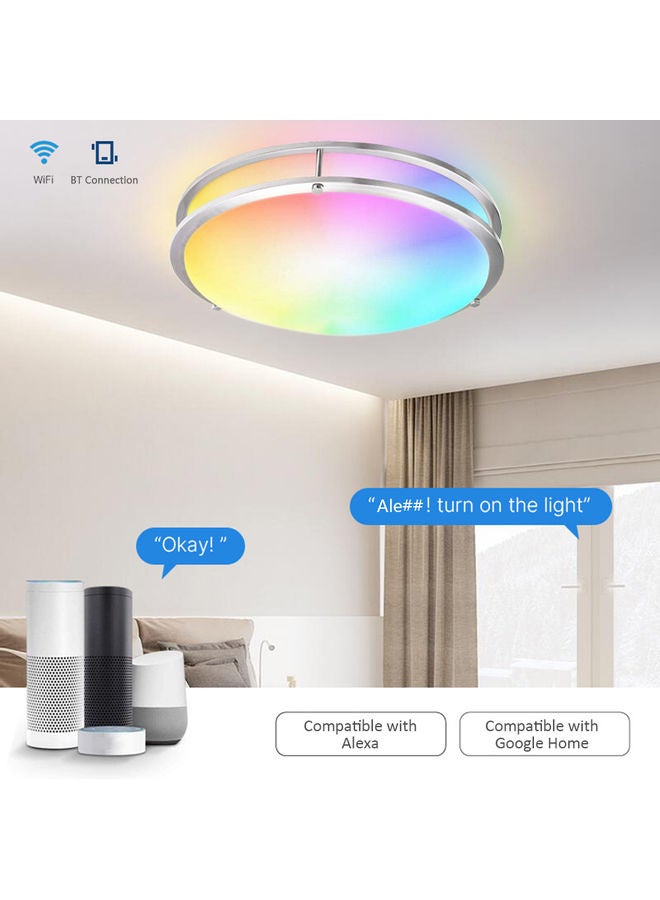 15W Wi-Fi Smart Ceiling Light Multicolour - Image 2