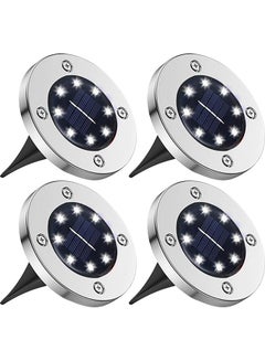 Generic 4-Piece Waterproof Solar Ground Lights Multicolour  - Image 1