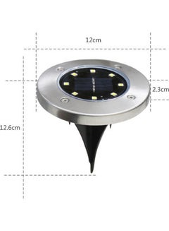 Generic 4-Piece Waterproof Solar Ground Lights Multicolour  - Image 3