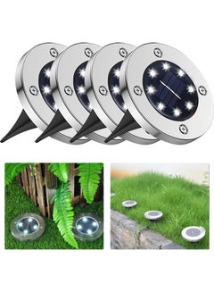Generic 4-Piece Waterproof Solar Ground Lights Multicolour  - Image 5