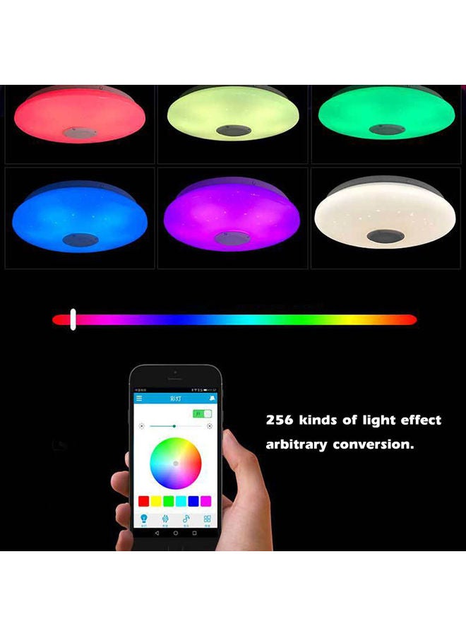 Dimmable Intelligent Music Ceiling Lamp Multicolour