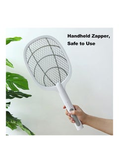 2 In1 USB Rechargeable Electric Swatter White 54x5x22cm - v1622975462/N46435754A_6