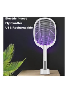 2 In1 USB Rechargeable Electric Swatter White 54x5x22cm - v1622975462/N46435754A_7