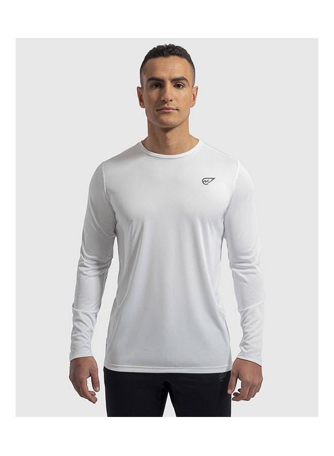 Magma - Long Sleeve Crew Neck White - Image 1