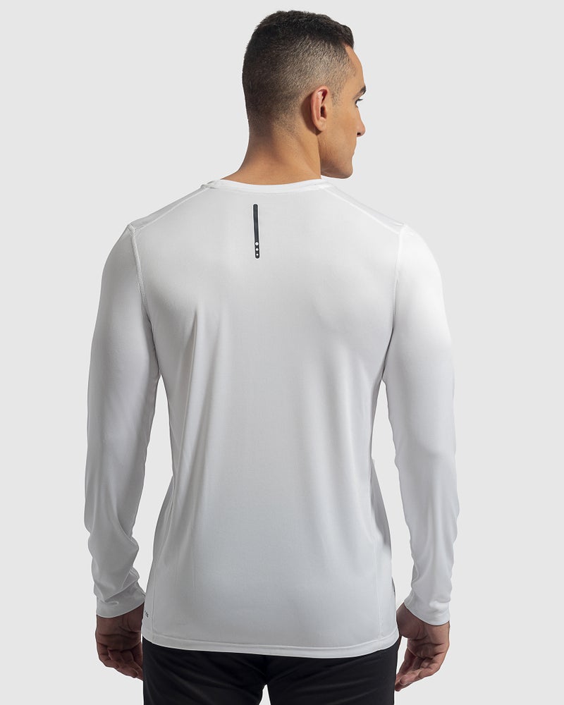 Magma - Long Sleeve Crew Neck White - Image 1