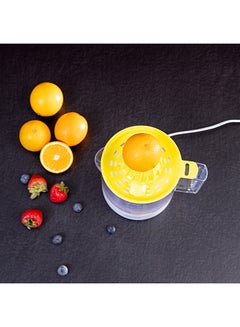 1 L Citrus Juicer 25 W| Set includes 2  Cones, Jar and a Transparent Lid| Automatic Juicer for making Orange Juice, Lemon, and so on| Plastic Body with Non-Slip Feet| 2 Years Warranty 1 L 25 W GCJ9900N Yellow/White - v1622977085/N41293155A_3