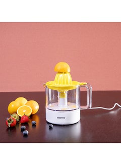 1 L Citrus Juicer 25 W| Set includes 2  Cones, Jar and a Transparent Lid| Automatic Juicer for making Orange Juice, Lemon, and so on| Plastic Body with Non-Slip Feet| 2 Years Warranty 1 L 25 W GCJ9900N Yellow/White - v1622977085/N41293155A_4