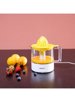 1 L Citrus Juicer 25 W| Set includes 2  Cones, Jar and a Transparent Lid| Automatic Juicer for making Orange Juice, Lemon, and so on| Plastic Body with Non-Slip Feet| 2 Years Warranty 1 L 25 W GCJ9900N Yellow/White - v1622977085/N41293155A_6