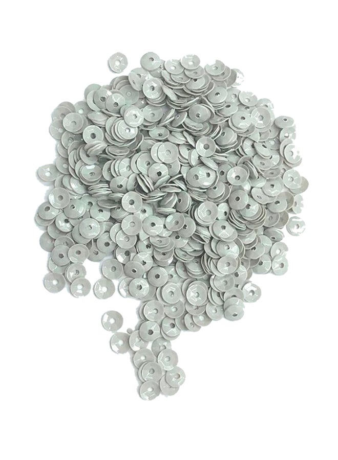 Generic - Round Loose Sequins 100g Grey - Image 1