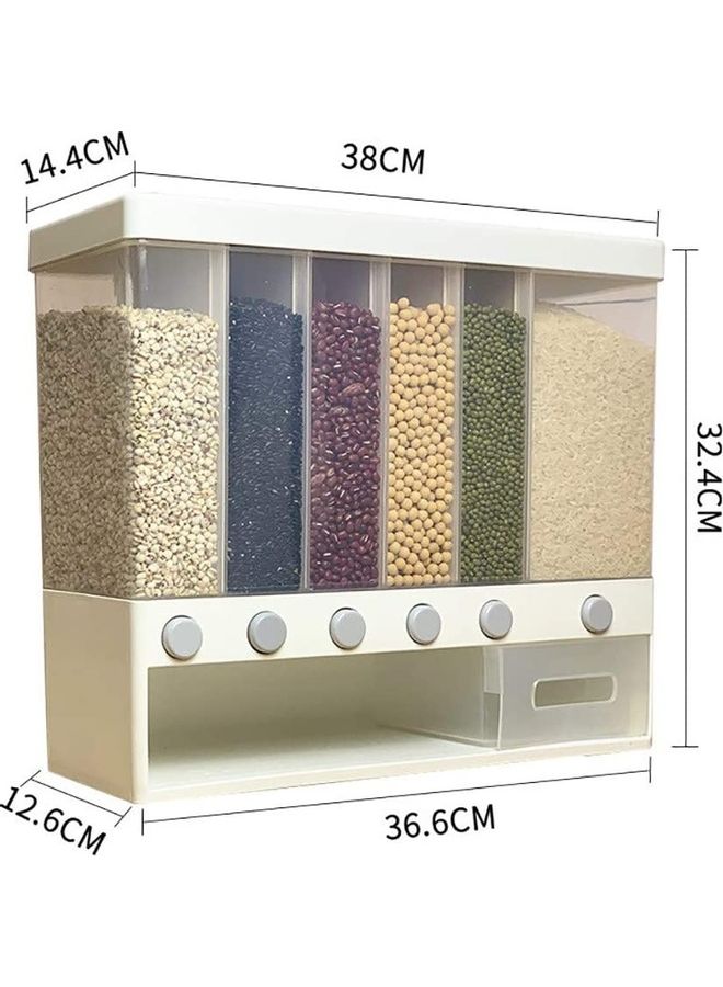 Grains Storage Tank clear 39 x 24 x 16cm