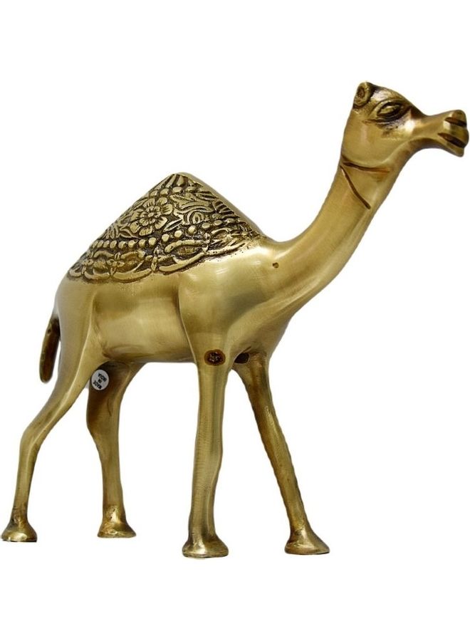 تمثال كلاسيكي على شكل جمل ذهبي - Image 1