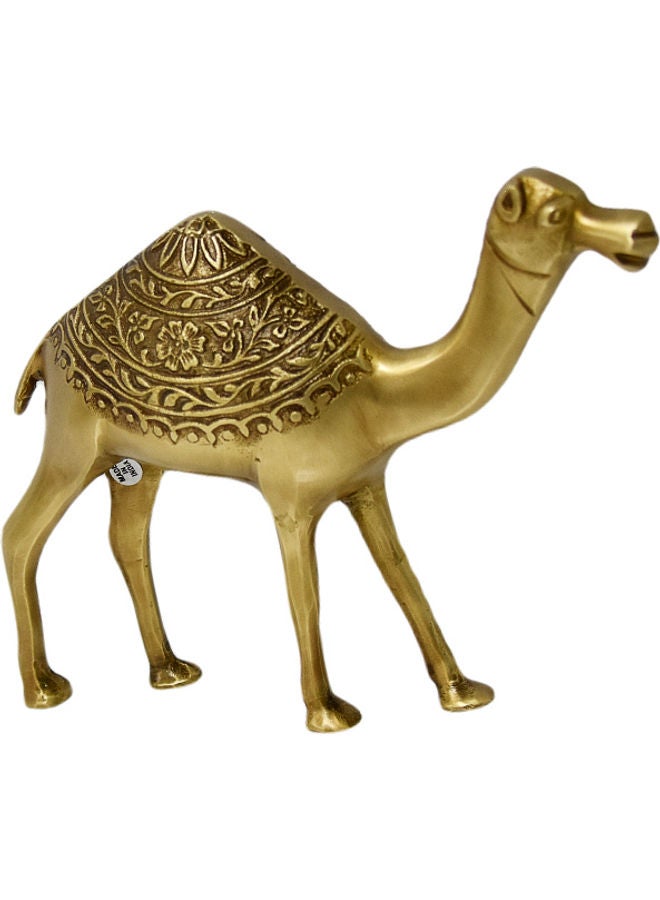تمثال كلاسيكي على شكل جمل ذهبي - Image 1