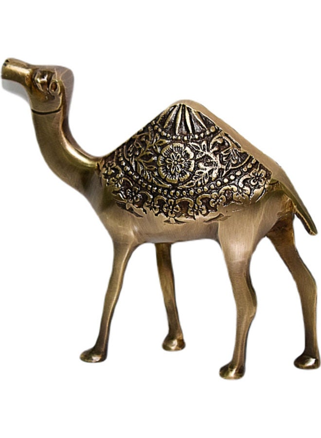 تمثال كلاسيكي على شكل جمل ذهبي - Image 3