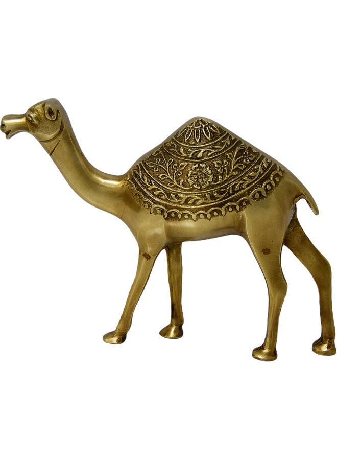تمثال كلاسيكي على شكل جمل ذهبي - Image 1