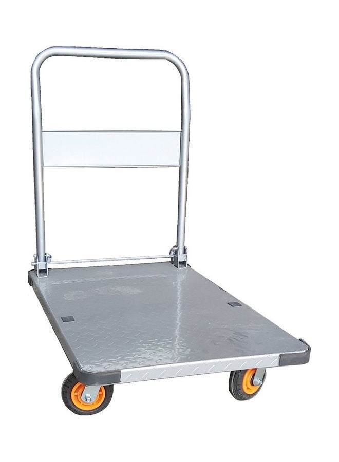 Platform Trolley Silver 16x94x62cm - Image 1