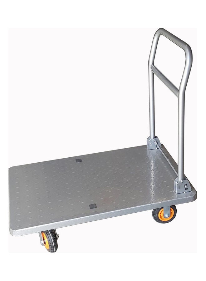 Platform Trolley Silver 16x94x62cm - Image 2